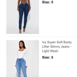 3 pairs of Fashion Nova Jeans